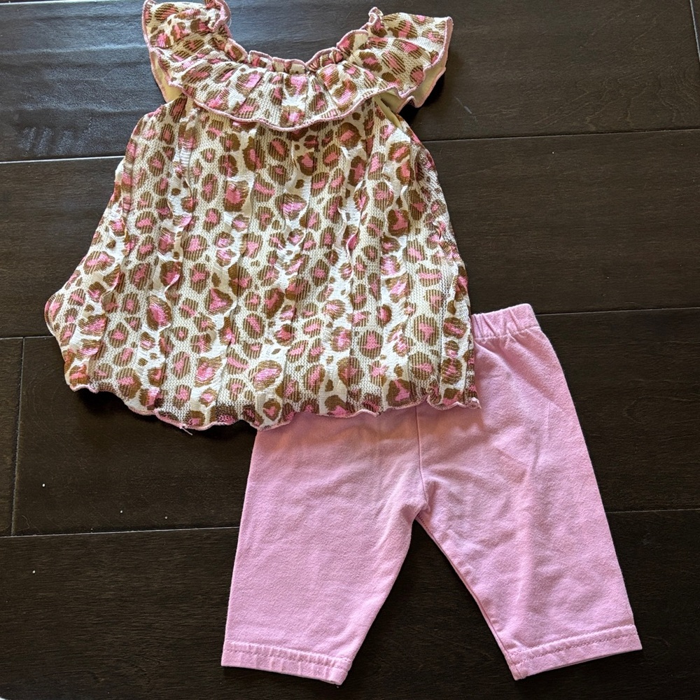 Pink Leopard Kids Matching Set - Picture 3 of 3